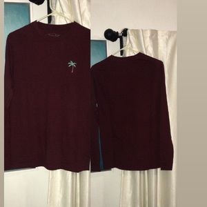 Palm tree long sleeve shirt